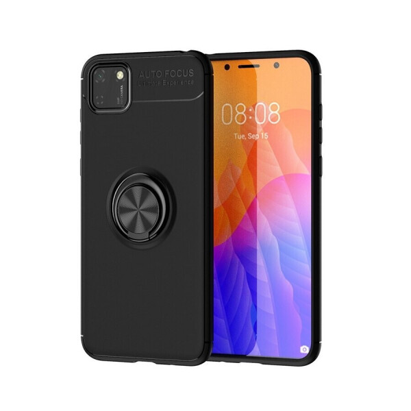 

Чехол Fiji Hold для Huawei Y5p бампер накладка с подставкой Black