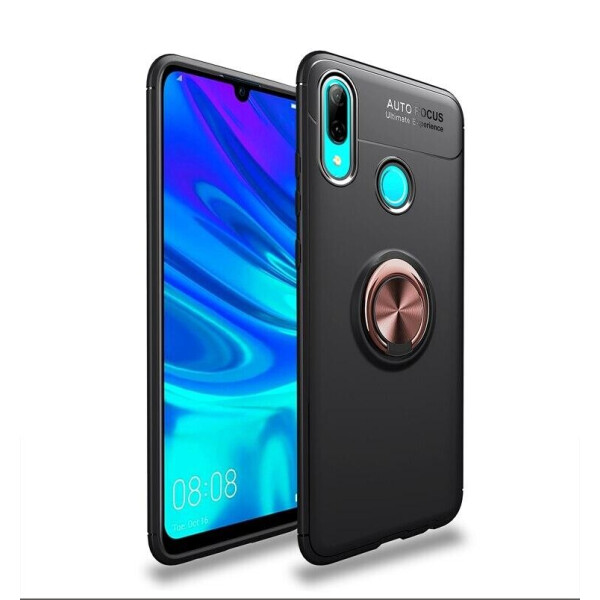 

Чехол Fiji Hold для Honor 10 Lite бампер накладка с подставкой Black-Gold