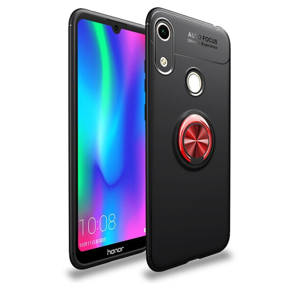 

Чехол Fiji Hold для Huawei Y6 2019 / Y6 Pro 2019 бампер накладка с подставкой Black-Red