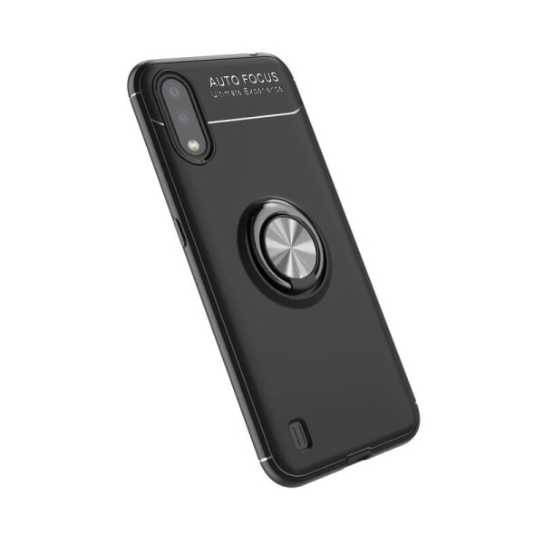 

Чехол Fiji Hold для Samsung Galaxy A01 (A015) бампер накладка с подставкой Black