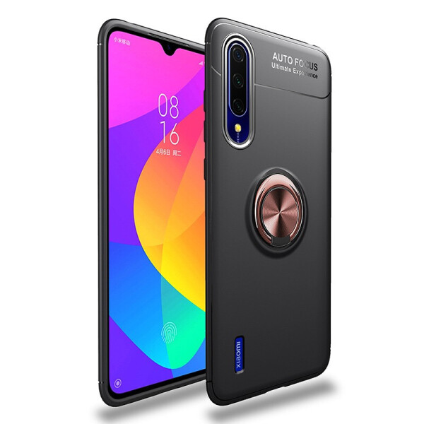 

Чехол Fiji Hold для Xiaomi Mi A3 (Mi CC9e) бампер накладка с подставкой Black-Gold