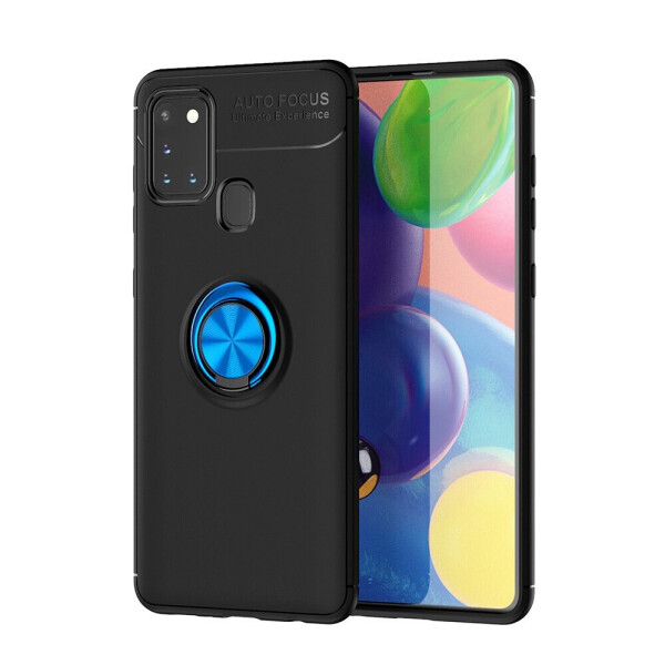 

Чехол Fiji Hold для Samsung Galaxy A31 (A315) бампер накладка с подставкой Black-Blue