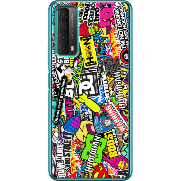 

Силиконовый чехол BoxFace Huawei P Smart 2021 Multicolored Inscriptions (41133-up880)