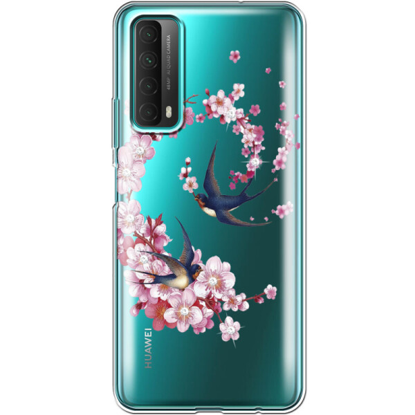 

Силиконовый чехол BoxFace Huawei P Smart 2021 Swallows and Bloom (41133-rs4)