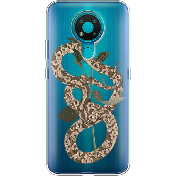 

Силиконовый чехол BoxFace Nokia 3.4 Glamor Snake (41292-cc67)
