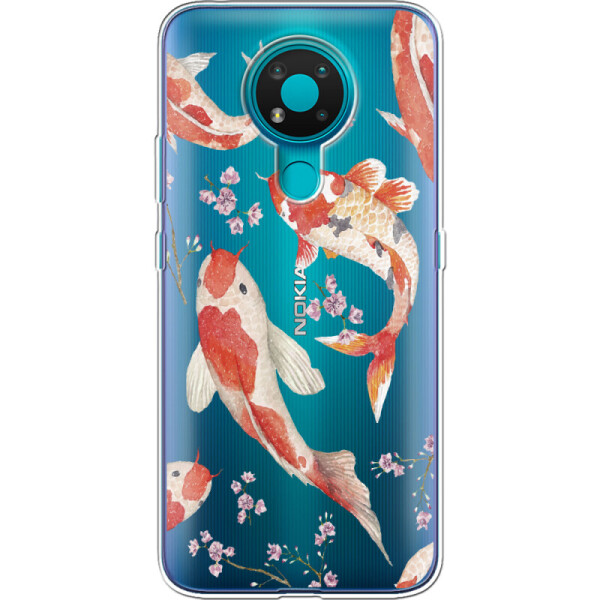 

Силиконовый чехол BoxFace Nokia 3.4 Japanese Koi Fish (41292-cc3)