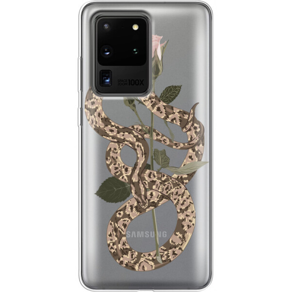 

Силиконовый чехол BoxFace Samsung G988 Galaxy S20 Ultra Glamor Snake (38878-cc67)