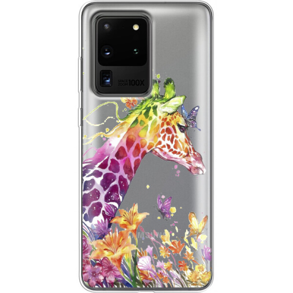 

Силиконовый чехол BoxFace Samsung G988 Galaxy S20 Ultra Colorful Giraffe (38878-cc14)