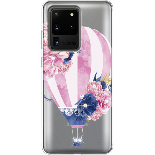 

Силиконовый чехол BoxFace Samsung G988 Galaxy S20 Ultra Pink Air Baloon (38878-rs6)