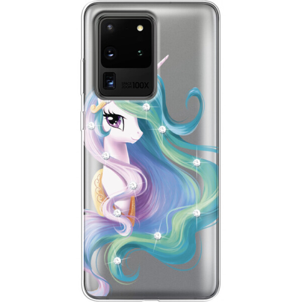

Силиконовый чехол BoxFace Samsung G988 Galaxy S20 Ultra Unicorn Queen (38878-rs3)