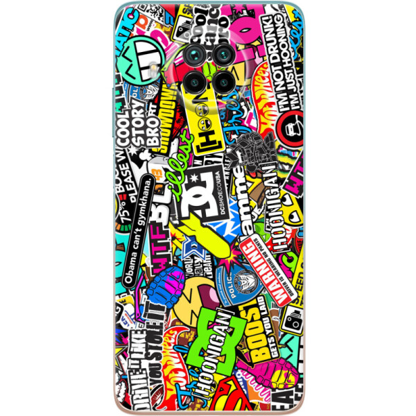 Силиконовый чехол BoxFace Xiaomi Mi 10T Lite Multicolored Inscriptions (41336-up880)