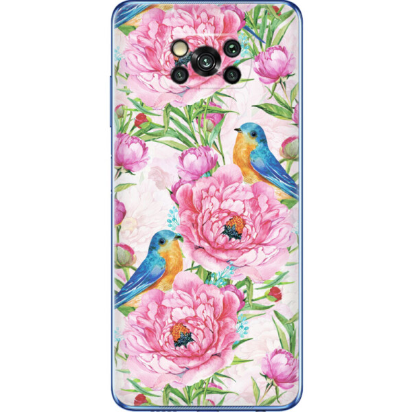 

Силиконовый чехол BoxFace Xiaomi Poco X3 Birds and Flowers (41288-up2376)