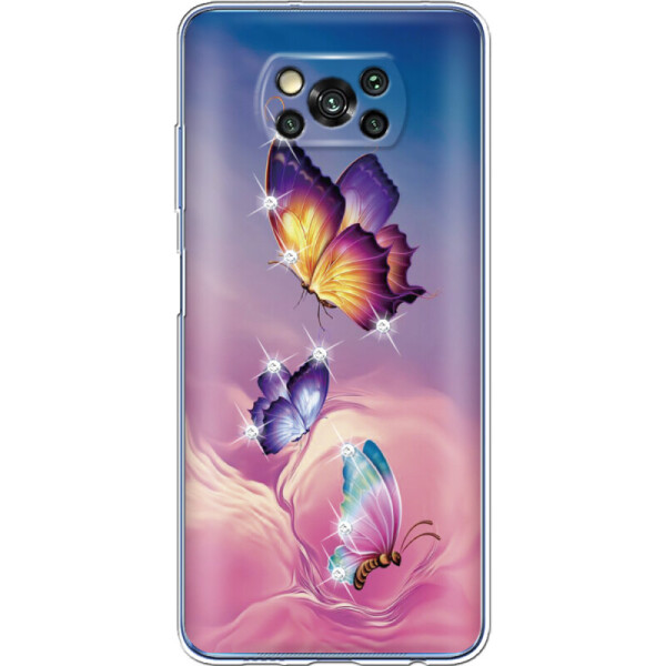 

Силиконовый чехол BoxFace Xiaomi Poco X3 Butterflies (41288-rs19)