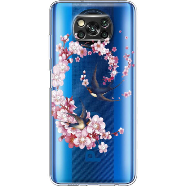 

Силиконовый чехол BoxFace Xiaomi Poco X3 Swallows and Bloom (41288-rs4)