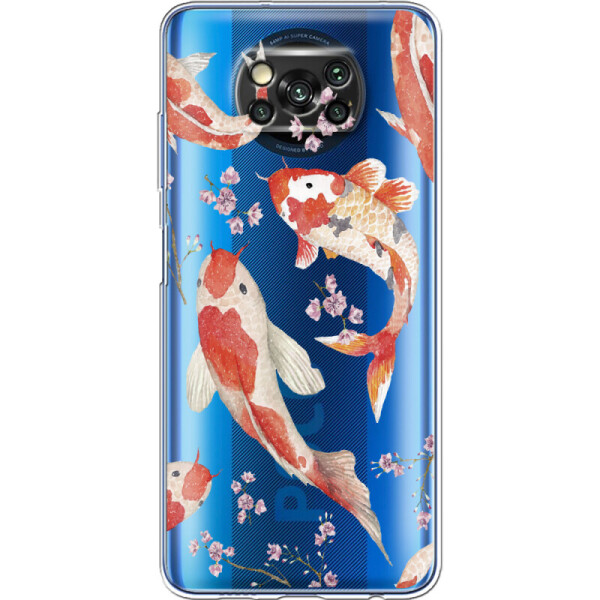 

Силиконовый чехол BoxFace Xiaomi Poco X3 Japanese Koi Fish (41288-cc3)