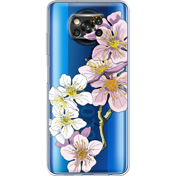 

Силиконовый чехол BoxFace Xiaomi Poco X3 Cherry Blossom (41288-cc4)