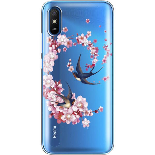 

Силиконовый чехол BoxFace Xiaomi Redmi 9A Swallows and Bloom (40304-rs4)