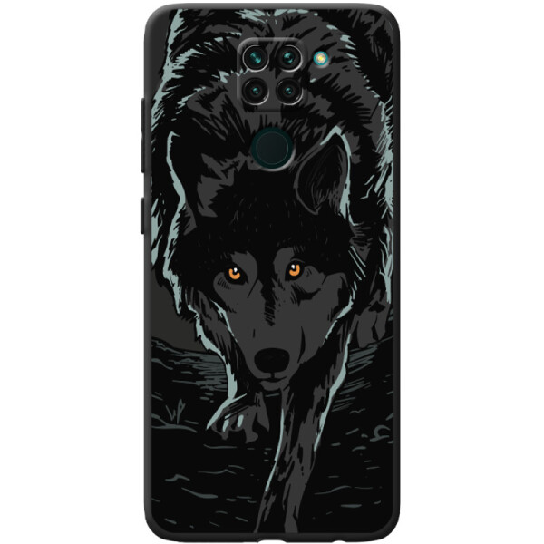

Силиконовый чехол BoxFace Xiaomi Redmi Note 9 Wolf (39801-bk62)