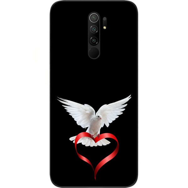 

Силиконовый чехол бампер Amstel для Xiaomi Redmi 9 с картинкой Голубь