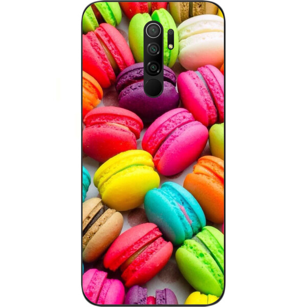 

Силиконовый чехол бампер Amstel для Xiaomi Redmi 9 с картинкой Макаруны