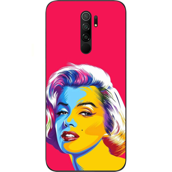 

Бампер силиконовый чехол Amstel для Xiaomi Redmi 9 с картинкой Монро