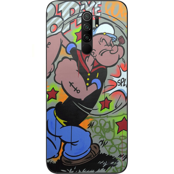 

Бампер силиконовый чехол Amstel для Xiaomi Redmi 9 с картинкой Моряк Папай
