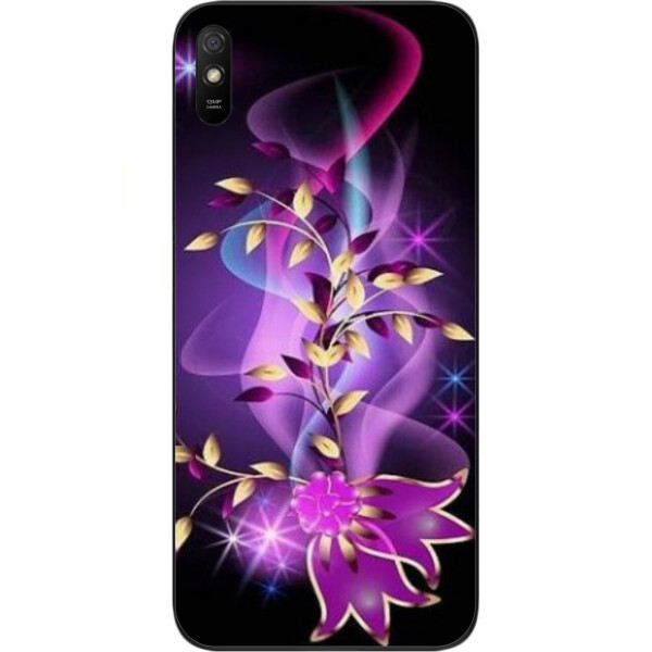 

Силиконовый чехол Amstel с картинкой для Xiaomi Redmi 9A Фиолетовые цветы