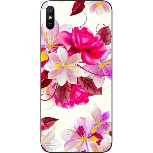 

Силиконовый чехол Amstel для Xiaomi Redmi 9A с картинкой Яркие цветы
