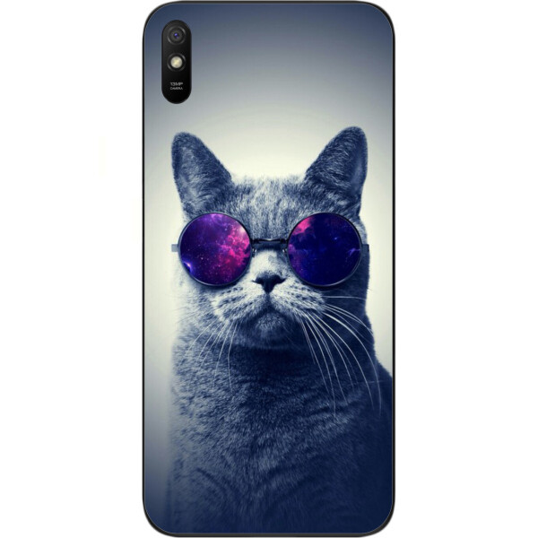 

Бампер силиконовый чехол Amstel для Xiaomi Redmi 9A с картинкой Серый кот