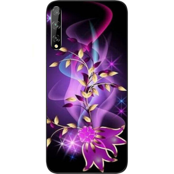 

Силиконовый чехол Amstel с картинкой для Huawei P Smart S Фиолетовые цветы