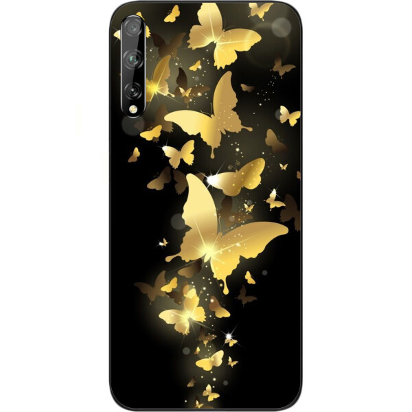 

Силиконовый чехол бампер Amstel для Huawei P Smart S с картинкой Золотые бабочки
