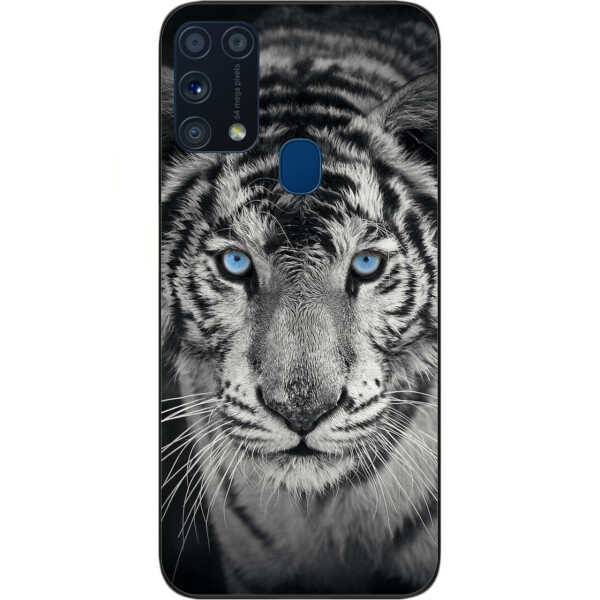 

Силиконовый чехол Amstel с картинкой для Samsung M31 Galaxy M315F Белый тигр