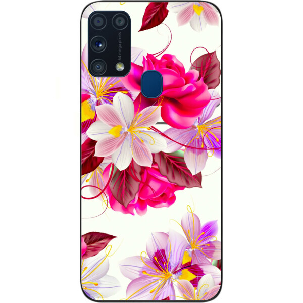 

Силиконовый чехол Amstel для Samsung M31 Galaxy M315F с картинкой Яркие цветы