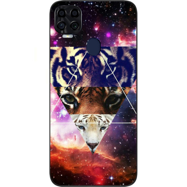 

Силиконовый чехол Amstel для ZTE Blade V2020 с картинкой Тигры в треугольнике