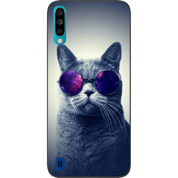 

Бампер силиконовый чехол Amstel для ZTE Blade A7 2020 с картинкой Серый кот