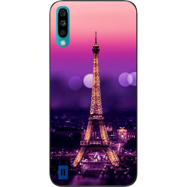 

Бампер силиконовый чехол Amstel для ZTE Blade A7 2020 с картинкой Париж ночью