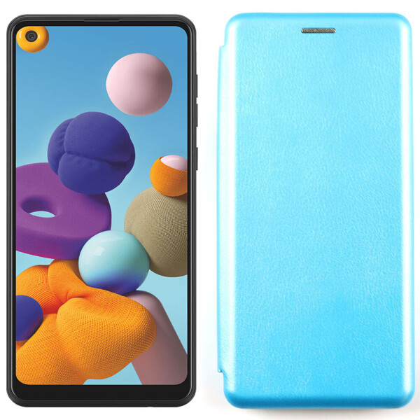 

Чехол Book Cover U-Like Best Samsung A217 Galaxy A21s Blue (29801)