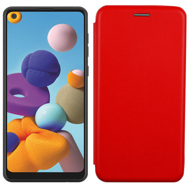 

Чехол Book Cover U-Like Best Samsung A217 Galaxy A21s Red (29802)