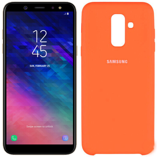 

Чехол силиконовый для Samsung A605 Galaxy A6 Plus 2018 Оранжевый (27643)