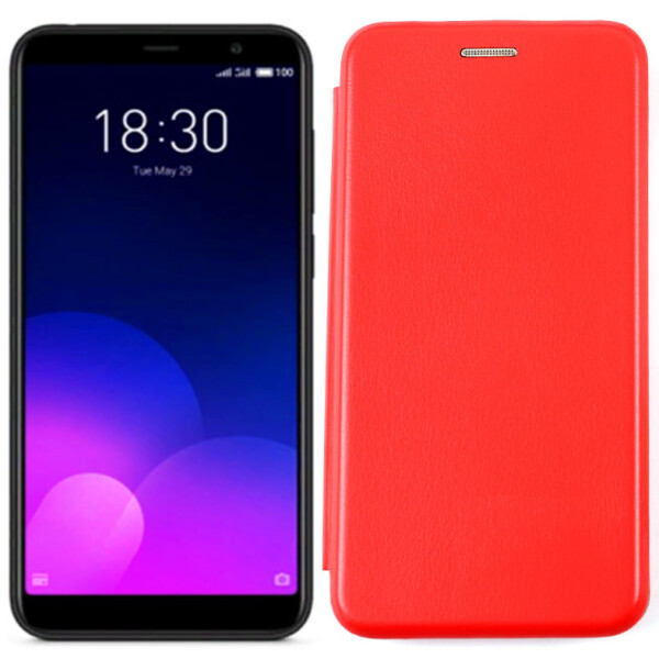 

Чехол книжка U-Like Best Meizu M6T Красный (28962)