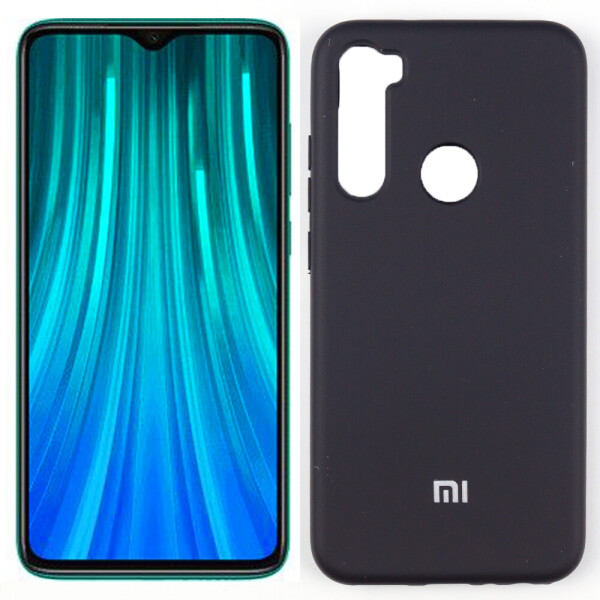 

Чехол силиконовый для Xiaomi Redmi Note 8T Чёрный FULL (28644)