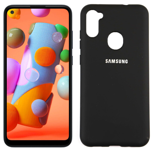 

Чехол силиконовый для Samsung A115 Galaxy A11 Чёрный FULL (29250)