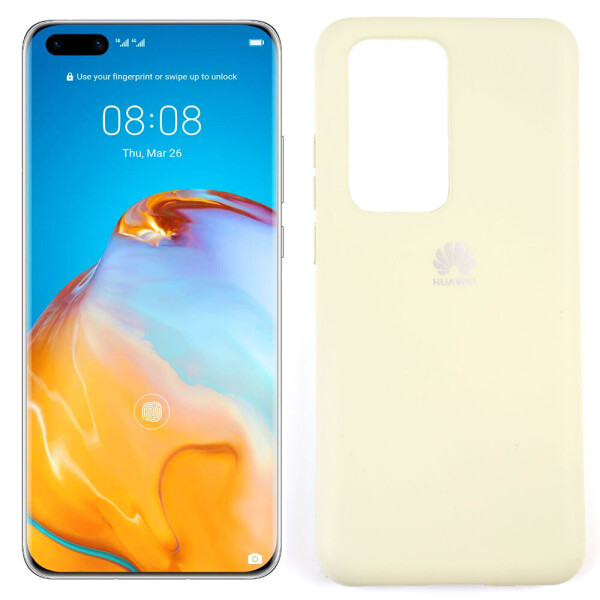 

Чехол силиконовый для Huawei P40 Pro Серый FULL (29229)