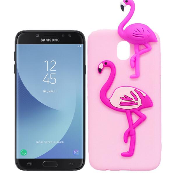 

Чехол Cartoon Silicone Case для Samsung J330 Flamingo (20214)