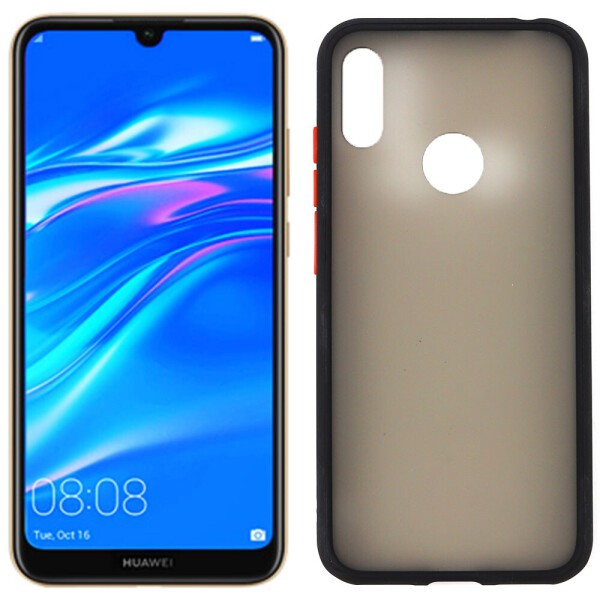 

Чехол матовый для Huawei Y6 2019/Y6s Черный (29011)