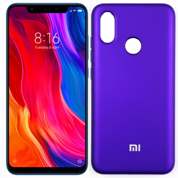

Чехол силиконовый для Xiaomi Mi8 Фиолетовый FULL (27850)