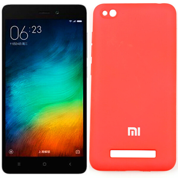 

Чехол силиконовый для Xiaomi Redmi 4a Красный FULL (28156)