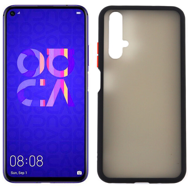 

Чехол матовый для Huawei Nova 5T Черный (28992)
