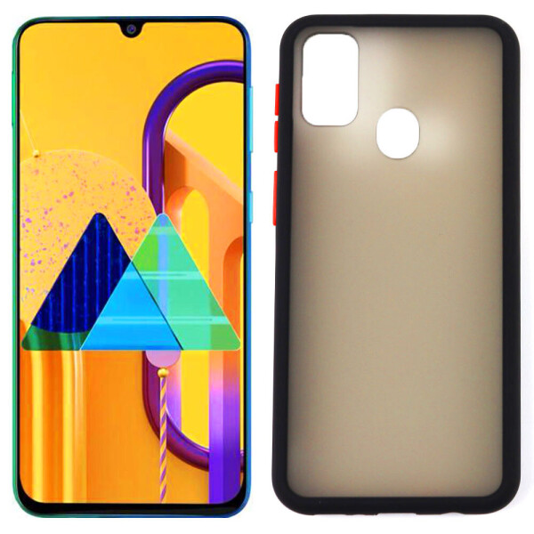 

Чехол матовый для Samsung M307 Galaxy M30s/M215 Galaxy M21 Черный (29006)