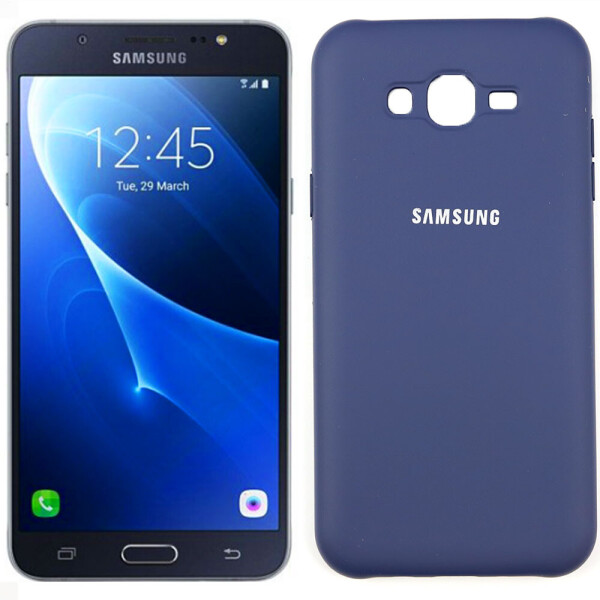 

Чехол силиконовый для Samsung J700 (J7) Синий FULL (28133)